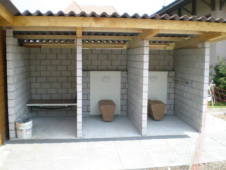 WC-Anlagen sind installiert